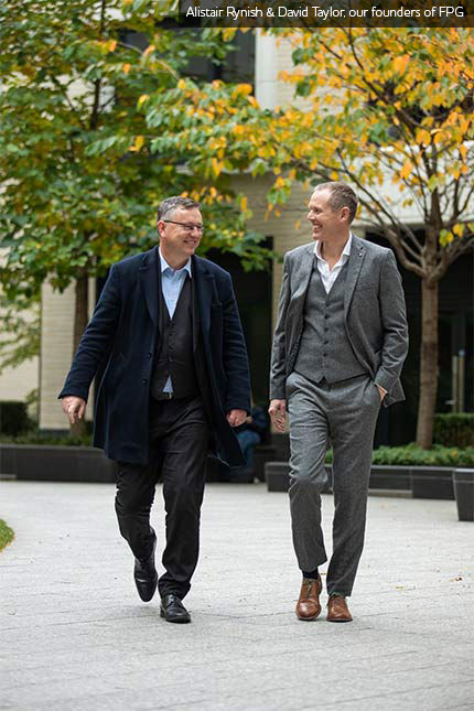 Alistair Rynish and David Taylor, our co-founders 